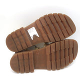 Celine Clea Triomphe Chunky Gladiator Sandals Gold Metallic Leather Size 41