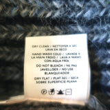 NAADAM Crewneck Raglan Sweater Blue Space Dye Ribbed Knit Size Small