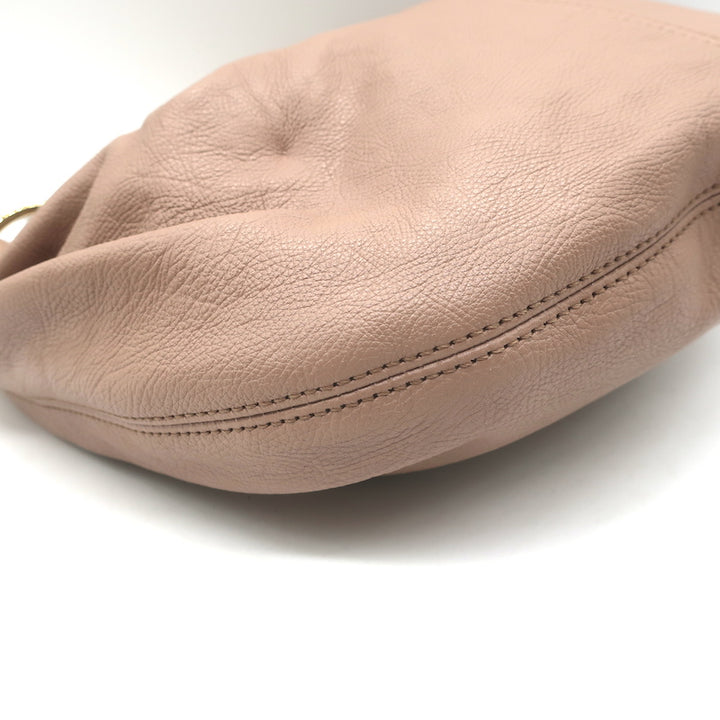 Chloe Small Bracelet Hobo Bag Woodrose Leather Crossbody NEW