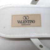 Valentino Rockstud Jelly Sandals White/Gold Size 38