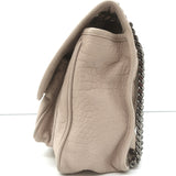 Saint Laurent Niki Medium Croc-Embossed Shoulder Bag Taupe Nubuck