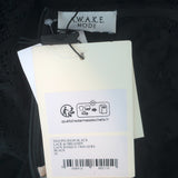 A.W.A.K.E. MODE Basque Layered Lace Flared Pants Black Size 34 NEW