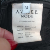 A.W.A.K.E. MODE Basque Layered Lace Flared Pants Black Size 34 NEW