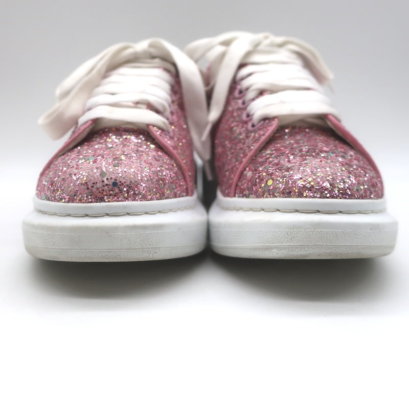 Alexander McQueen Glitter Oversized Sneakers Pink Size 38