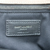 Saint Laurent Niki Medium Croc-Embossed Shoulder Bag Taupe Nubuck