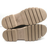 Roger Vivier Walky Viv Crystal Buckle Shearling Boots Beige Suede Size 38.5