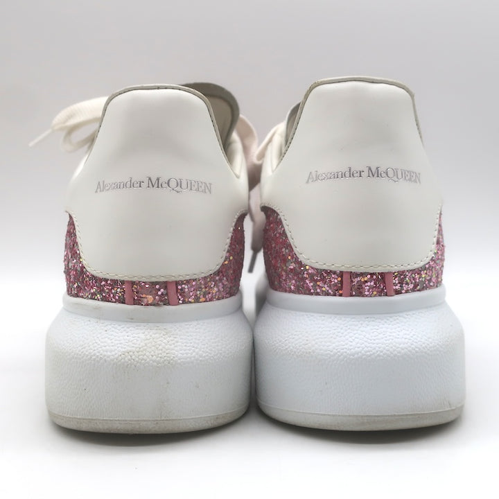 Alexander McQueen Glitter Oversized Sneakers Pink Size 38