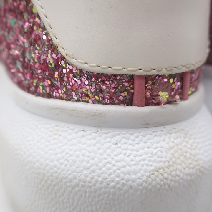 Alexander McQueen Glitter Oversized Sneakers Pink Size 38