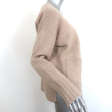 Sablyn Olwen Cashmere Cardigan Beige Size Small Open-Front Sweater