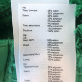 Maje Ivete Frayed Tweed Shorts Green Size 38 NEW