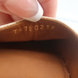 Valentino Rockstud Double Espadrille Wedges Cream Leather Size 38