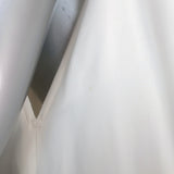 Proenza Schouler Tie-Neck Maxi Dress White/Red Mono Floral Printed Crepe Size 2