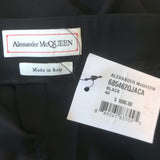 Alexander McQueen Ruffled Wool Shorts Black Size 40 NEW