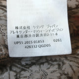 Alexander McQueen Sleeveless Ruffle Blouse Light Pink Floral Print Silk Size 42