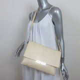 Celine Blade Shoulder Bag Cream Snakeskin Medium Crossbody
