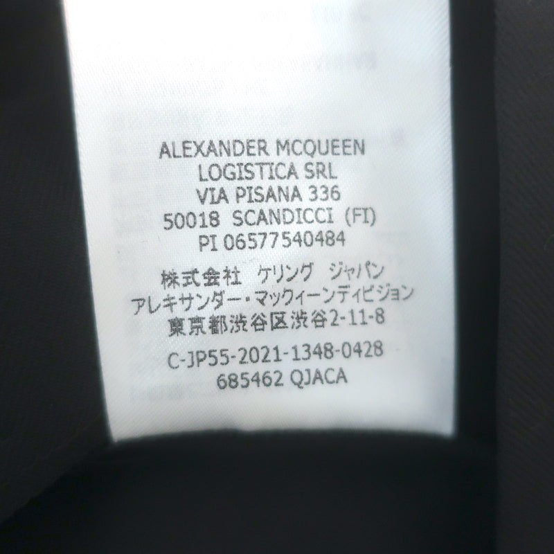 Alexander McQueen Ruffled Wool Shorts Black Size 40 NEW