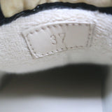 Gucci GG Crystal Screener Sneakers Ecru & Pink Leather Size 37