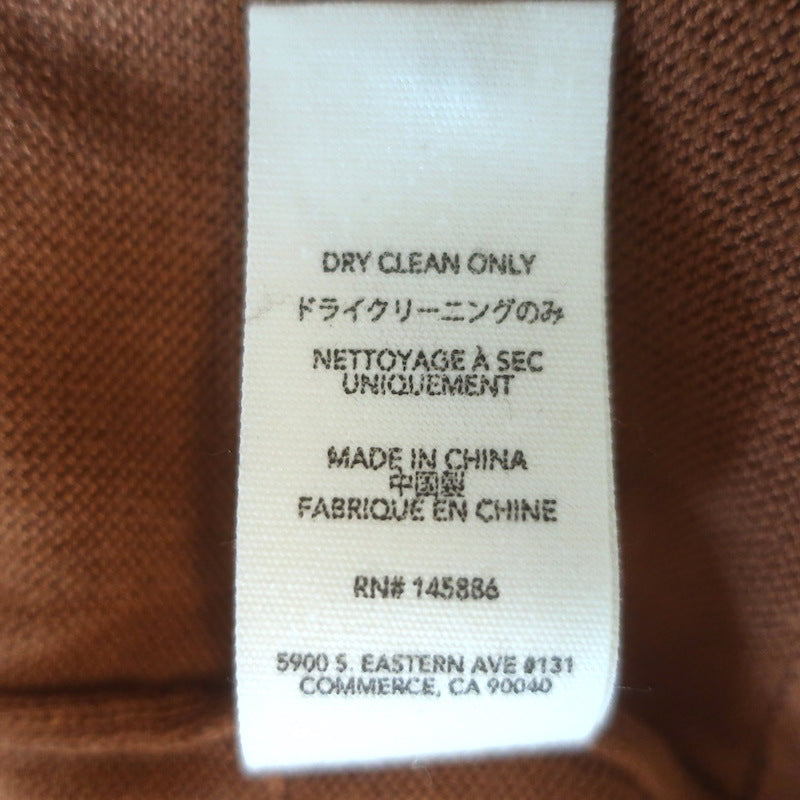 THE GREAT The Fringe Cardigan Bronze Brown Size 3