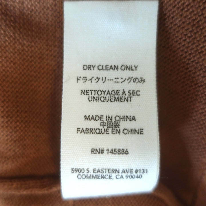 THE GREAT The Fringe Cardigan Bronze Brown Size 3