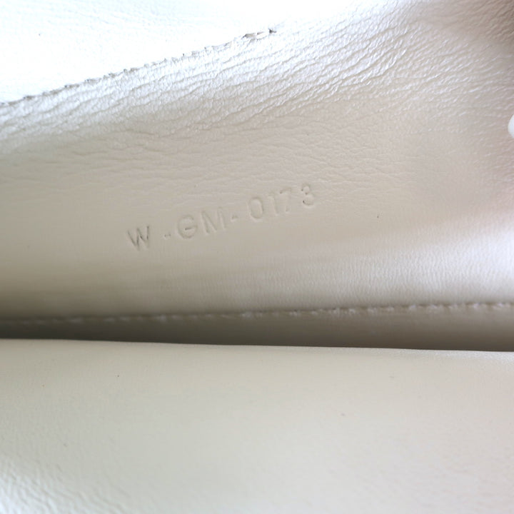 Celine Blade Shoulder Bag Cream Snakeskin Medium Crossbody