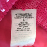 Alice + Olivia Delora Sleeveless Sequin Mini Dress Wild Pink Size 2 NEW