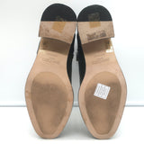 Jimmy Choo Clarice 45 Buckle Ankle Boots Black Leather Size 37 Low-Heel Booties