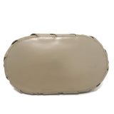 Bottega Veneta Point Basket Tote Taupe Intrecciato Leather Bag