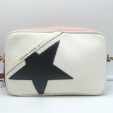 Golden Goose Star Crossbody Bag Cream/Pink Hammered Leather
