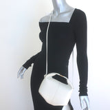 Polene Beri Small Crossbody Bag Cream Grained Leather NEW