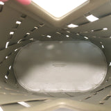 Bottega Veneta Point Basket Tote Taupe Intrecciato Leather Bag