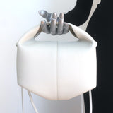 Polene Beri Small Crossbody Bag Cream Grained Leather NEW