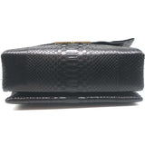 Celine Blade Shoulder Bag Black Snakeskin Medium Crossbody