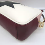 Golden Goose Star Crossbody Bag Cream/Pink Hammered Leather
