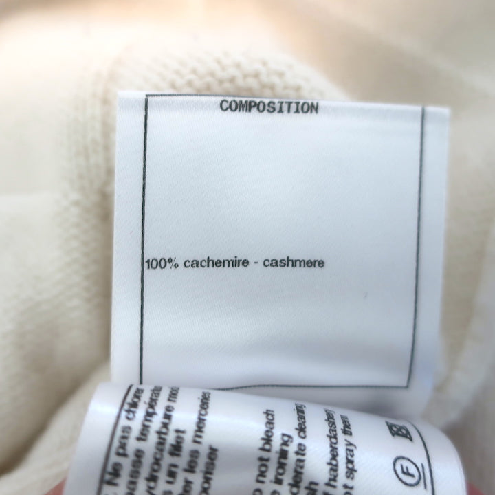 Chanel 22B Cashmere Convertible Mini Dress Cream Size 36 Cardigan &amp; Skirt Set