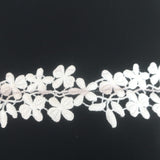 Giambattista Valli Floral-Embroidered Tank Top Black Stretch Knit Size 38