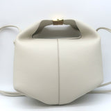 Polene Beri Small Crossbody Bag Cream Grained Leather NEW