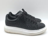 Alexander McQueen Glitter Oversized Sneakers Black Size 38.5