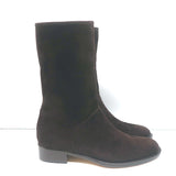 Loro Piana True Boots Chocolate Suede Size 38 NEW