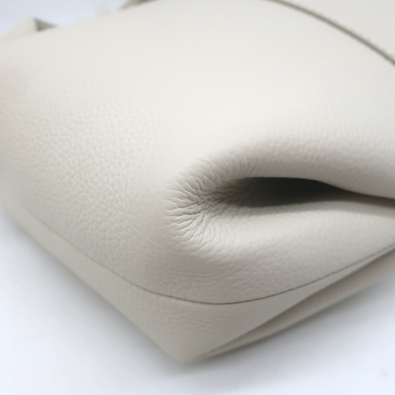 Polene Beri Small Crossbody Bag Cream Grained Leather NEW