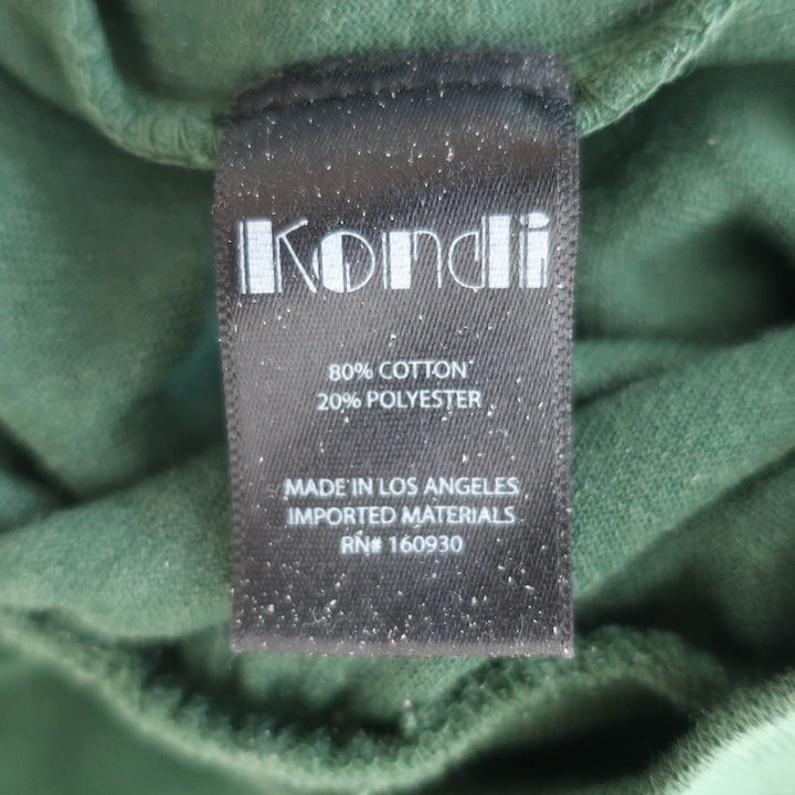 Suzie Kondi Tosk Harem Pants Green Velour Size Medium