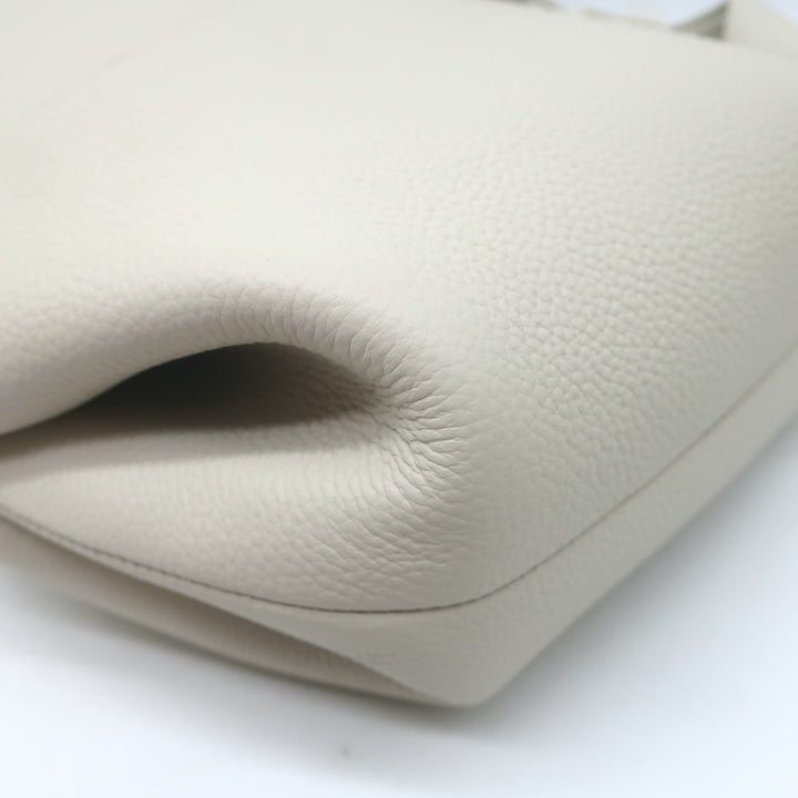 Polene Beri Small Crossbody Bag Cream Grained Leather NEW