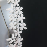 Giambattista Valli Floral-Embroidered Tank Top Black Stretch Knit Size 38