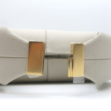 Polene Beri Small Crossbody Bag Cream Grained Leather NEW