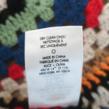 Alice + Olivia Anderson Cropped Crochet Cardigan Multicolor Cotton Size Small