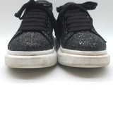 Alexander McQueen Glitter Oversized Sneakers Black Size 38.5