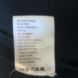 Giambattista Valli Floral-Embroidered Tank Top Black Stretch Knit Size 38