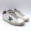 Golden Goose Superstar Glitter-Heel Sneakers White Leather & Purple Size 40