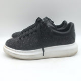 Alexander McQueen Glitter Oversized Sneakers Black Size 38.5