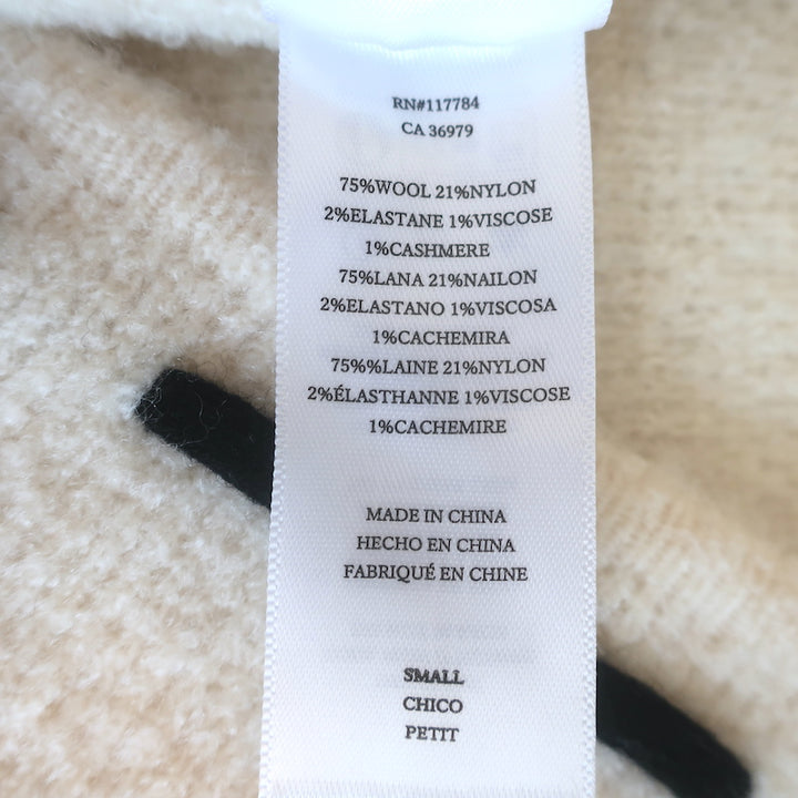 Rails Juliette Top-Stitched Cardigan Ivory Size Small NEW