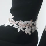 Giambattista Valli Floral-Embroidered Bell Sleeve Cardigan Black Size 40